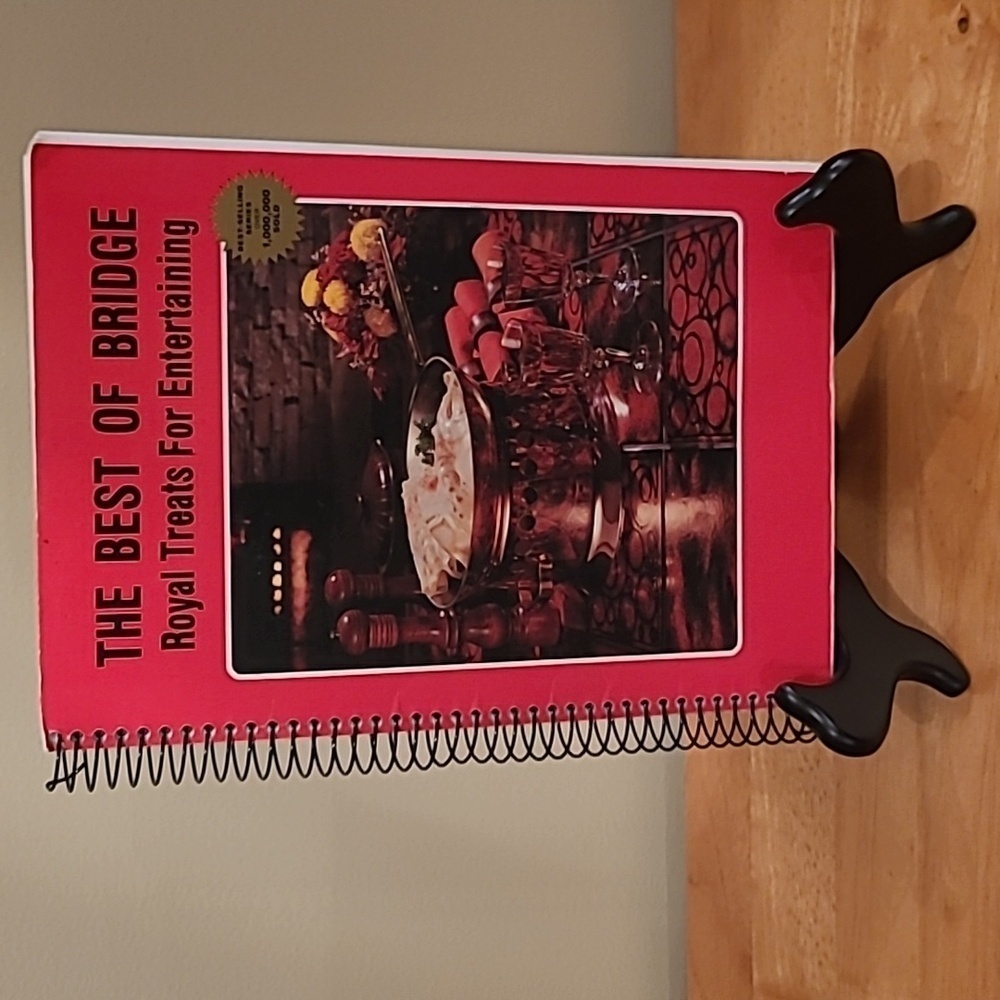 THE BEST OF BRIDGE Vintage 80s Bestseller Royal Treats For Entertaining Cookbook